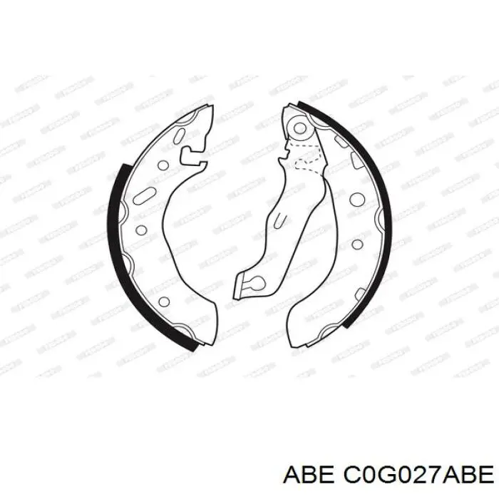 Тормоза рабочие задние ножные и тормозные барабаны ABE C0G027ABE цена, от 13.60 USD