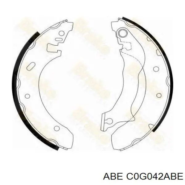 Купить 7055297 Ford Задние барабанные тормозные колодки