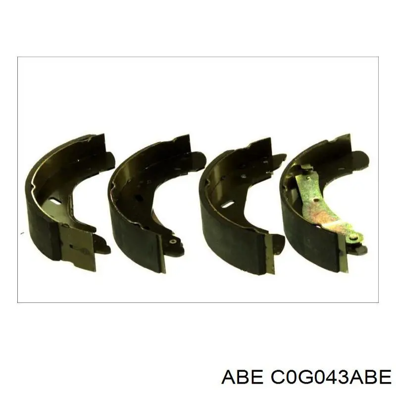 Купить C0G043ABE ABE Задние барабанные тормозные колодки