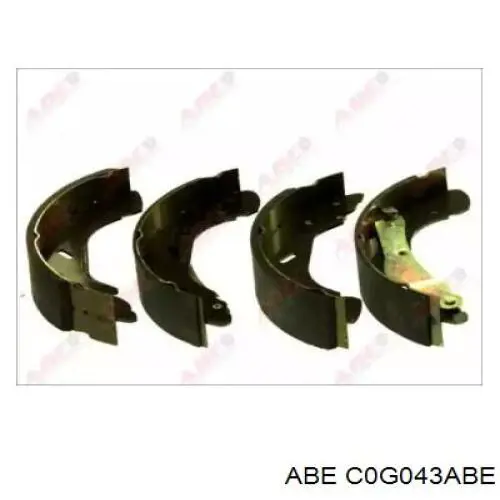 Задние барабанные колодки C0G043ABE ABE
