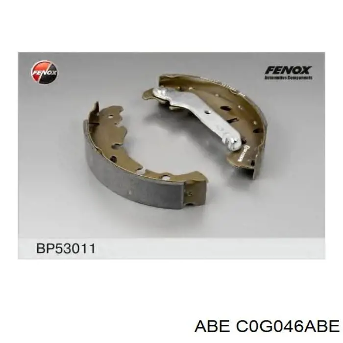 Тормоза рабочие задние ножные и тормозные барабаны ABE C0G046ABE цена, от 19.80 USD