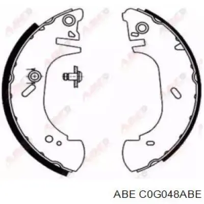 C0G048ABE ABE Барабанные тормозные колодки