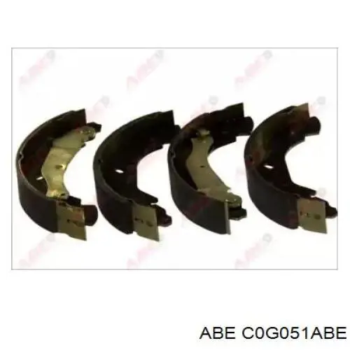 Барабанные колодки ABE C0G051ABE