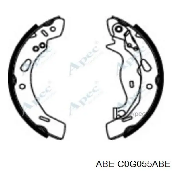 Барабанные колодки ABE C0G055ABE