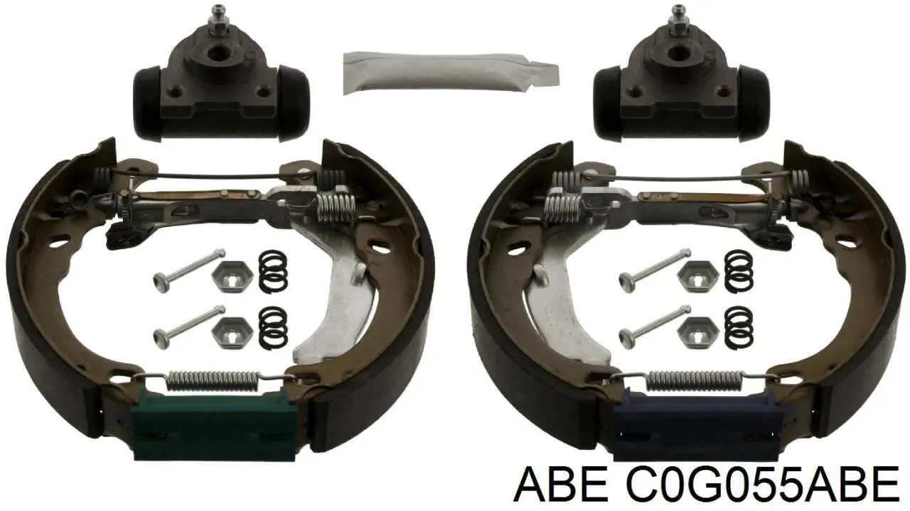 Задние барабанные колодки C0G055ABE ABE