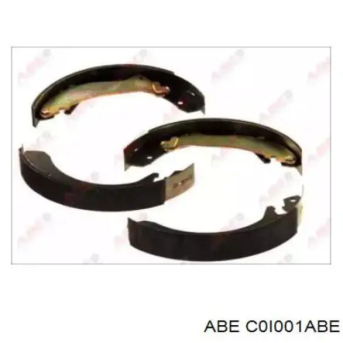 C0I001ABE ABE Барабанные тормозные колодки