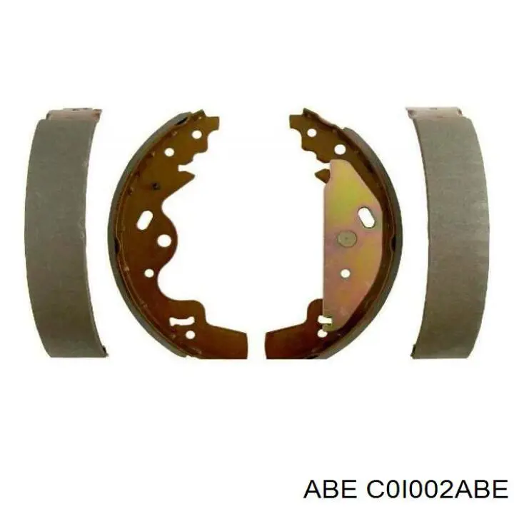 Задние барабанные колодки C0I002ABE ABE