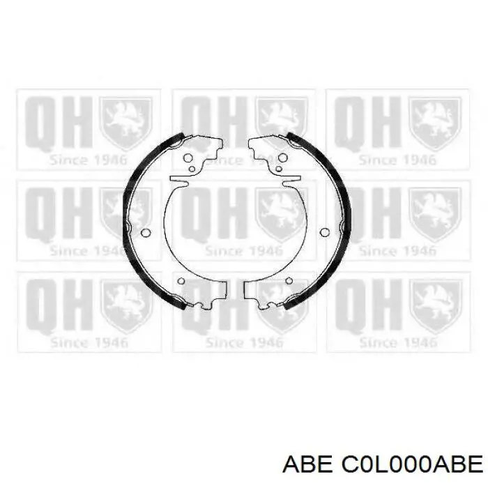 Задние барабанные колодки C0L000ABE ABE