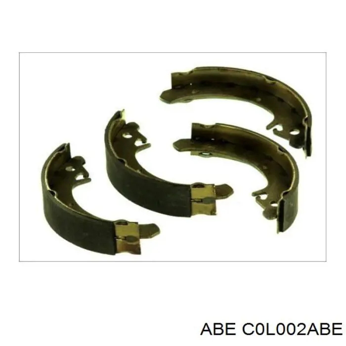 Купить C0L002ABE ABE Задние барабанные тормозные колодки