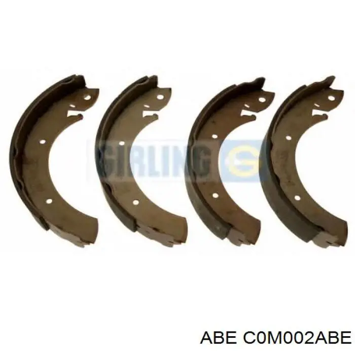 Задние барабанные колодки C0M002ABE ABE