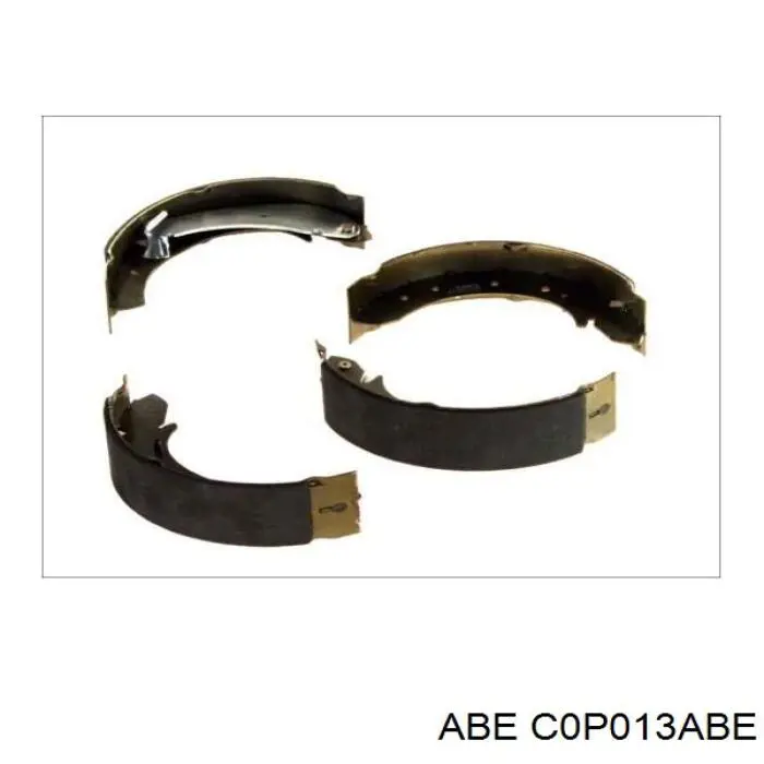 Купить C0P013ABE ABE Задние барабанные тормозные колодки