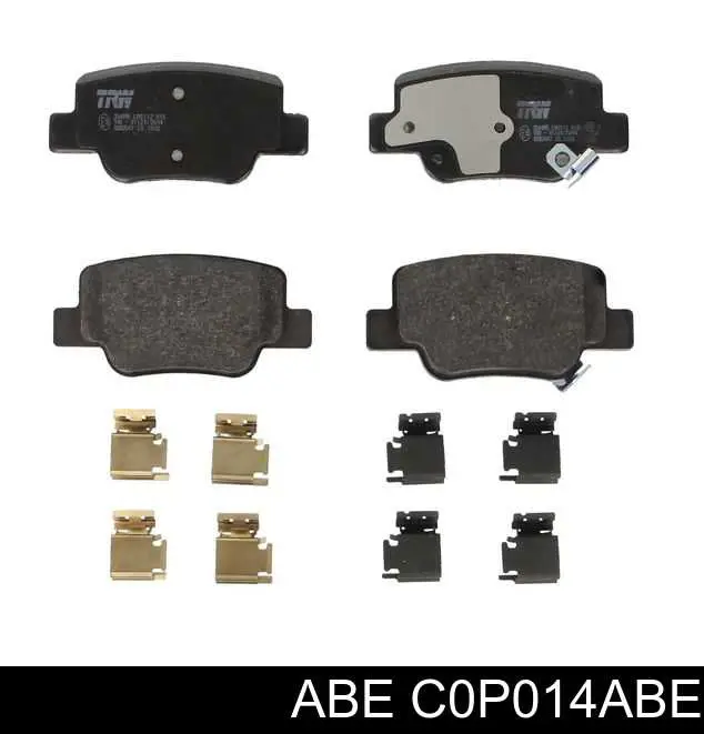 Купить C0P014ABE ABE Задние барабанные тормозные колодки