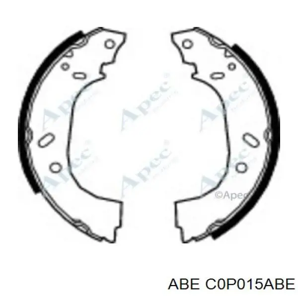 Купить C0P015ABE ABE Задние барабанные тормозные колодки