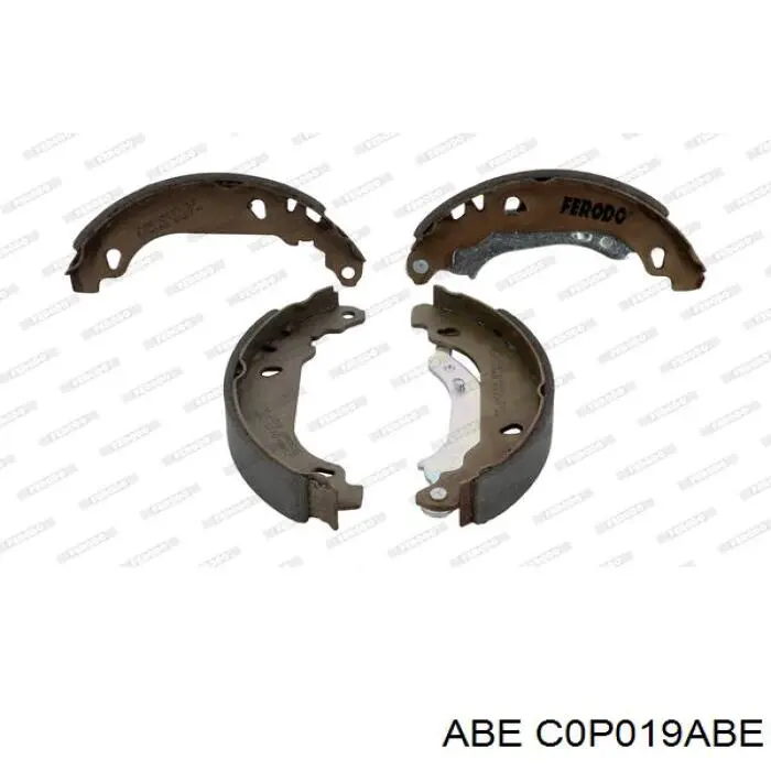 C0P019ABE ABE Барабанные тормозные колодки