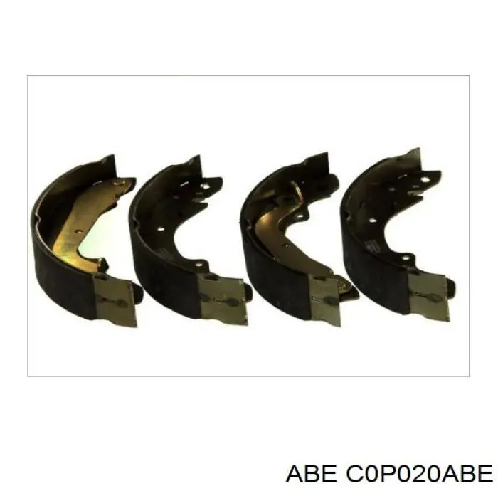 Купить C0P020ABE ABE Задние барабанные тормозные колодки