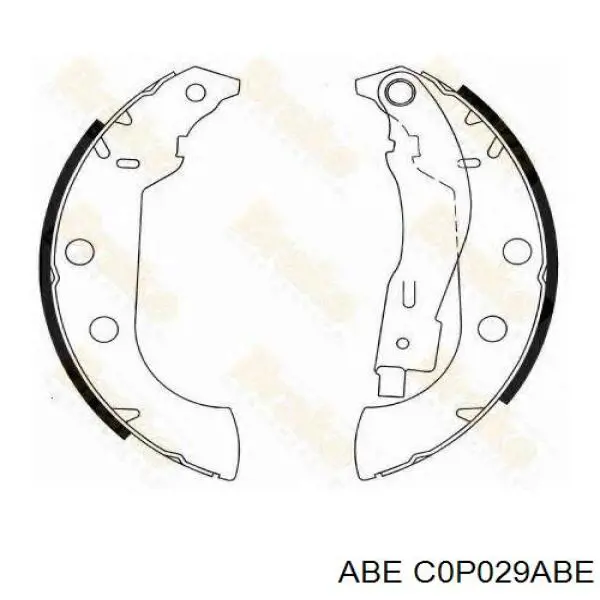 Барабанные колодки ABE C0P029ABE