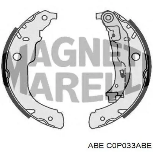 C0P033ABE ABE Барабанные тормозные колодки