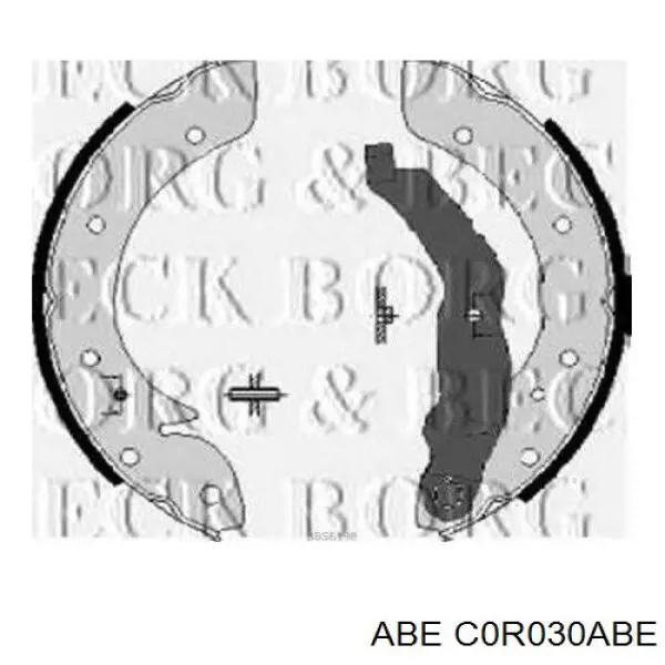 Задние барабанные колодки C0R030ABE ABE