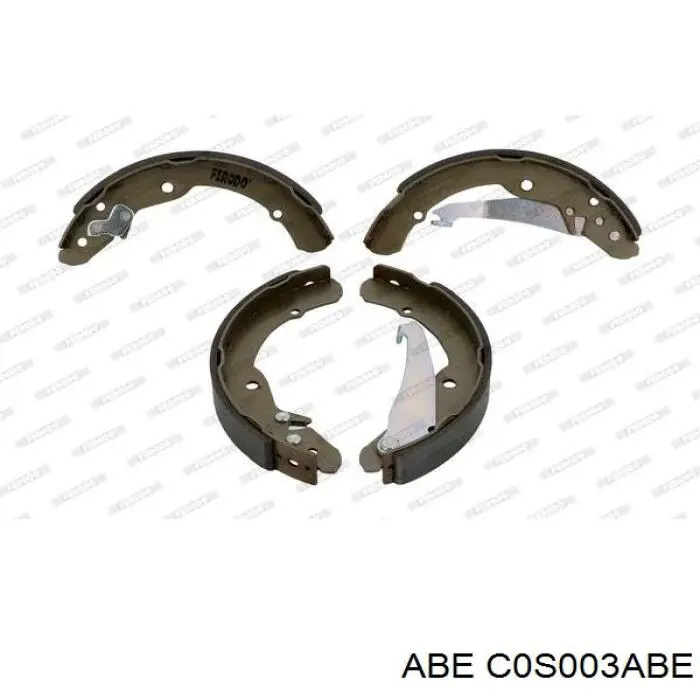 Купить C0S003ABE ABE Задние барабанные тормозные колодки