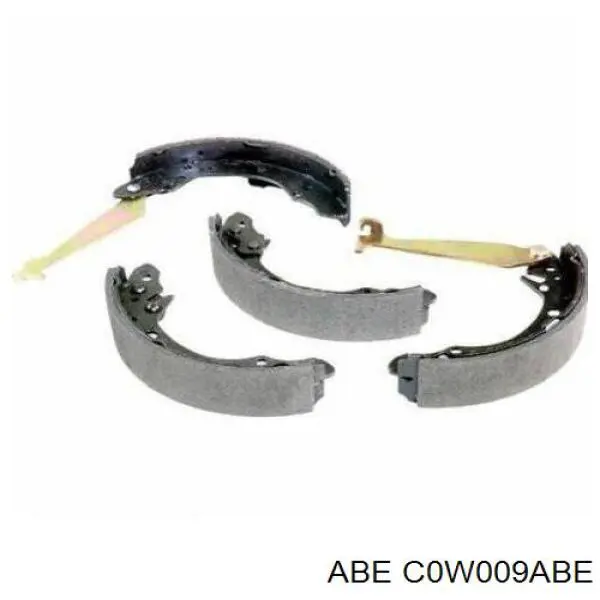 C0W009ABE ABE Барабанные тормозные колодки