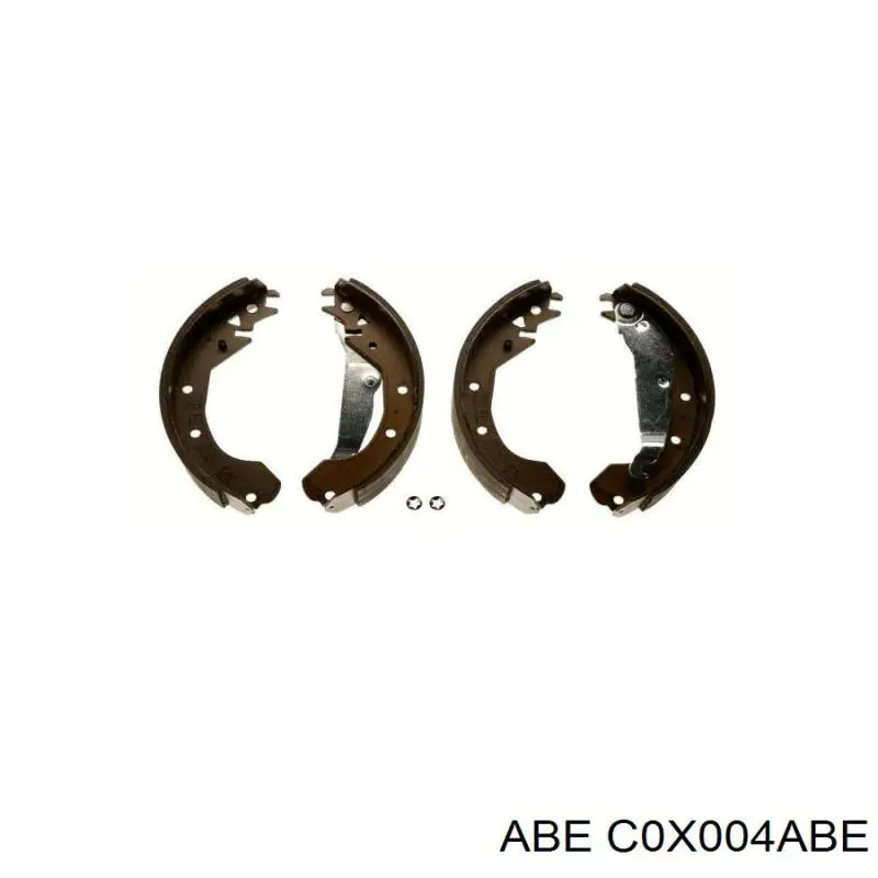 C0X004ABE ABE Барабанные тормозные колодки