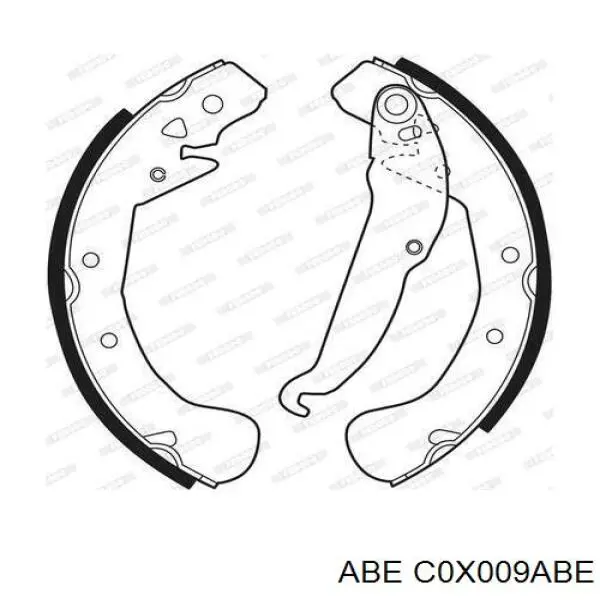Барабанные колодки ABE C0X009ABE