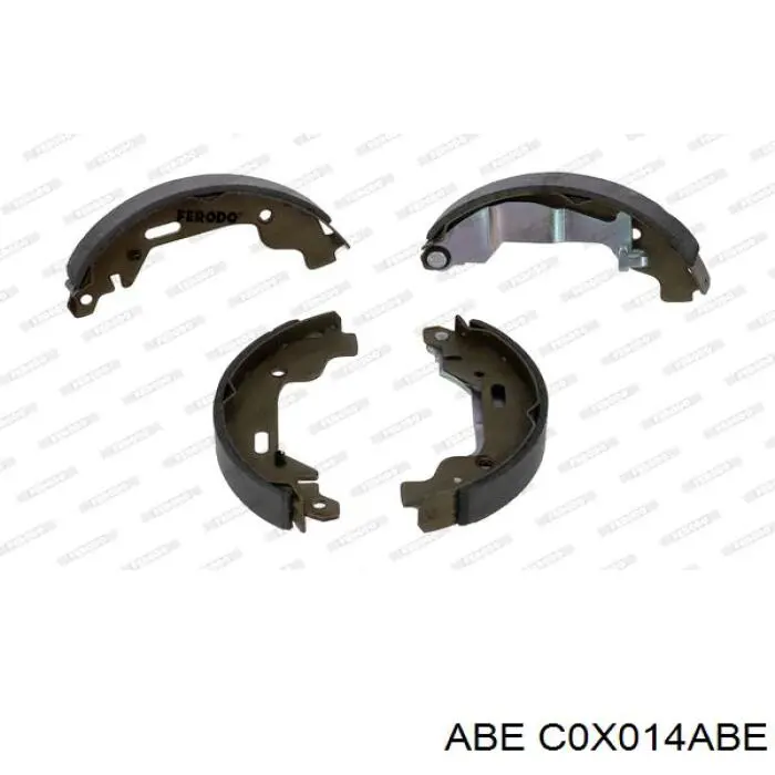 Купить C0X014ABE ABE Задние барабанные тормозные колодки