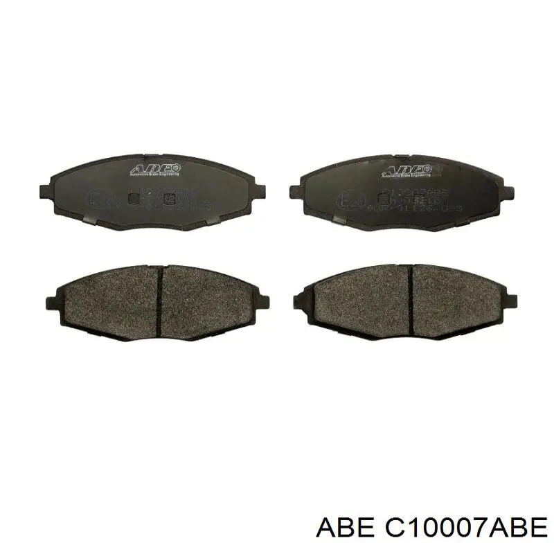 Колодки ABE C10007ABE цена, от 11.78 USD