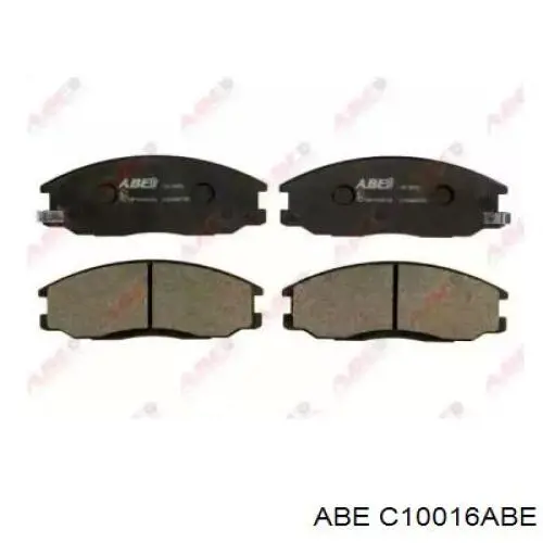 C10016ABE ABE колодки тормозные передние дисковые