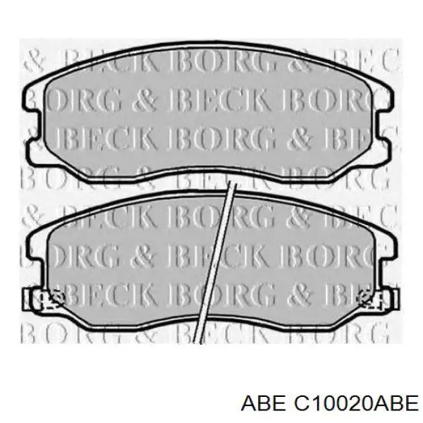 Передние тормозные колодки C10020ABE ABE