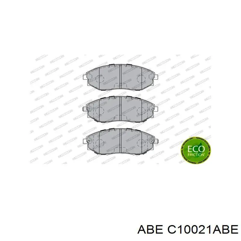 Колодки гальмівні передні, дискові C10021ABE ABE