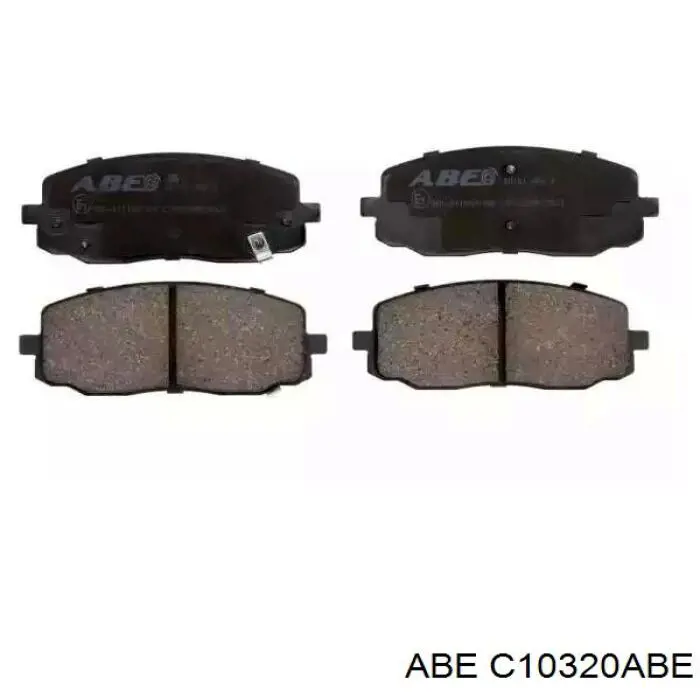 C10320ABE ABE колодки тормозные передние дисковые