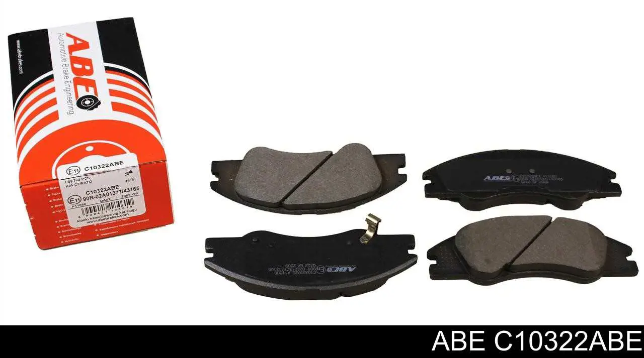 Колодки ABE C10322ABE цена, от 21.39 USD