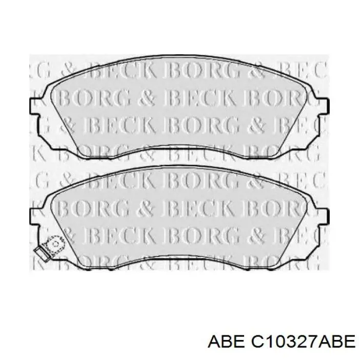 C10327ABE ABE Колодки передние