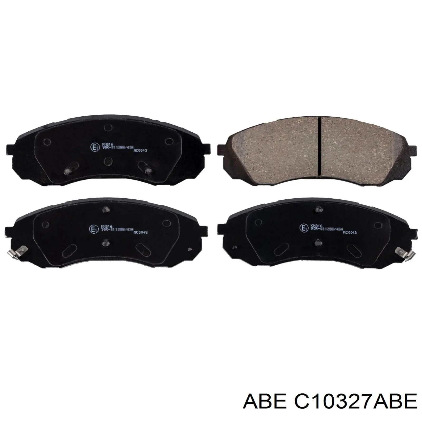 Колодки ABE C10327ABE цена, от 31.75 USD