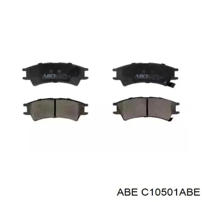 C10501ABE ABE колодки тормозные передние дисковые
