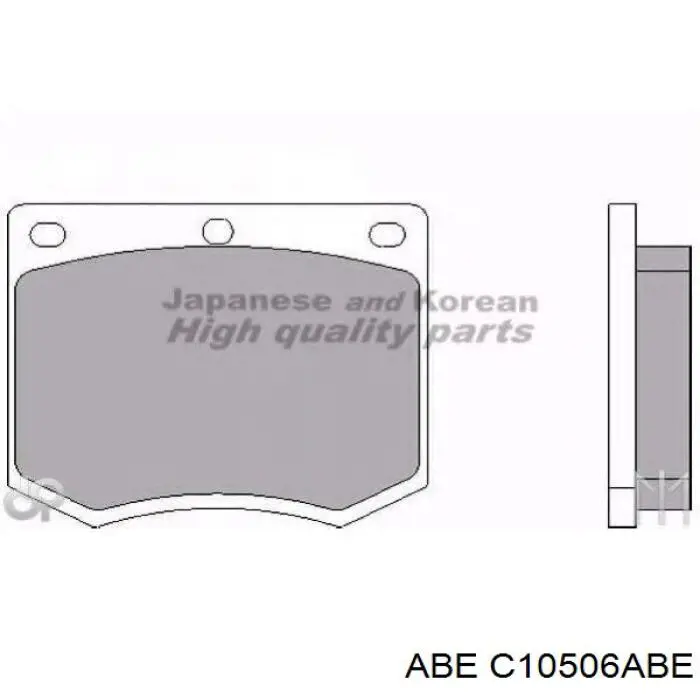 Тормозные колодки ABE C10506ABE