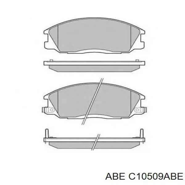 C10509ABE ABE Колодки передние