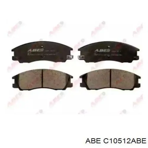Передние тормозные колодки C10512ABE ABE