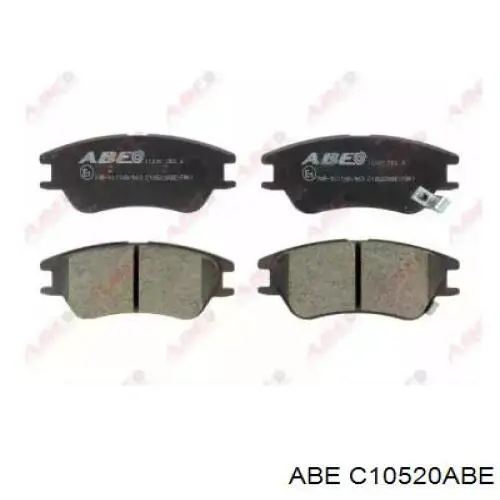 C10520ABE ABE колодки тормозные передние дисковые