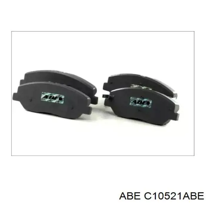 C10521ABE ABE колодки тормозные передние дисковые