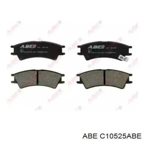 C10525ABE ABE колодки тормозные передние дисковые