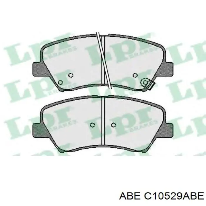 Тормозные колодки ABE C10529ABE