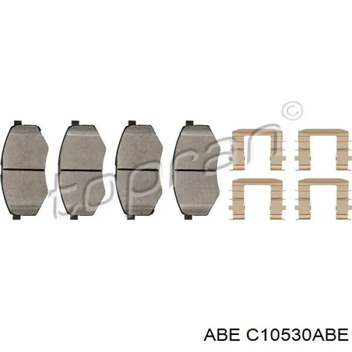 Колодки ABE C10530ABE цена, от 25.78 USD