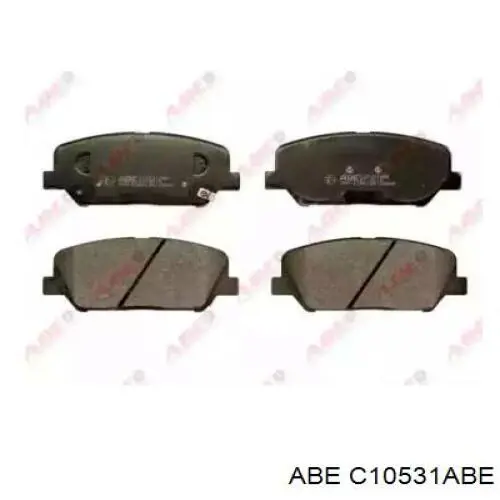 Передние тормозные колодки C10531ABE ABE