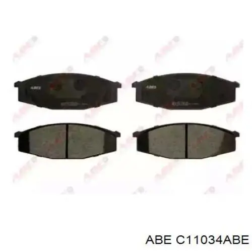 Колодки ABE C11034ABE цена, от 17.80 USD