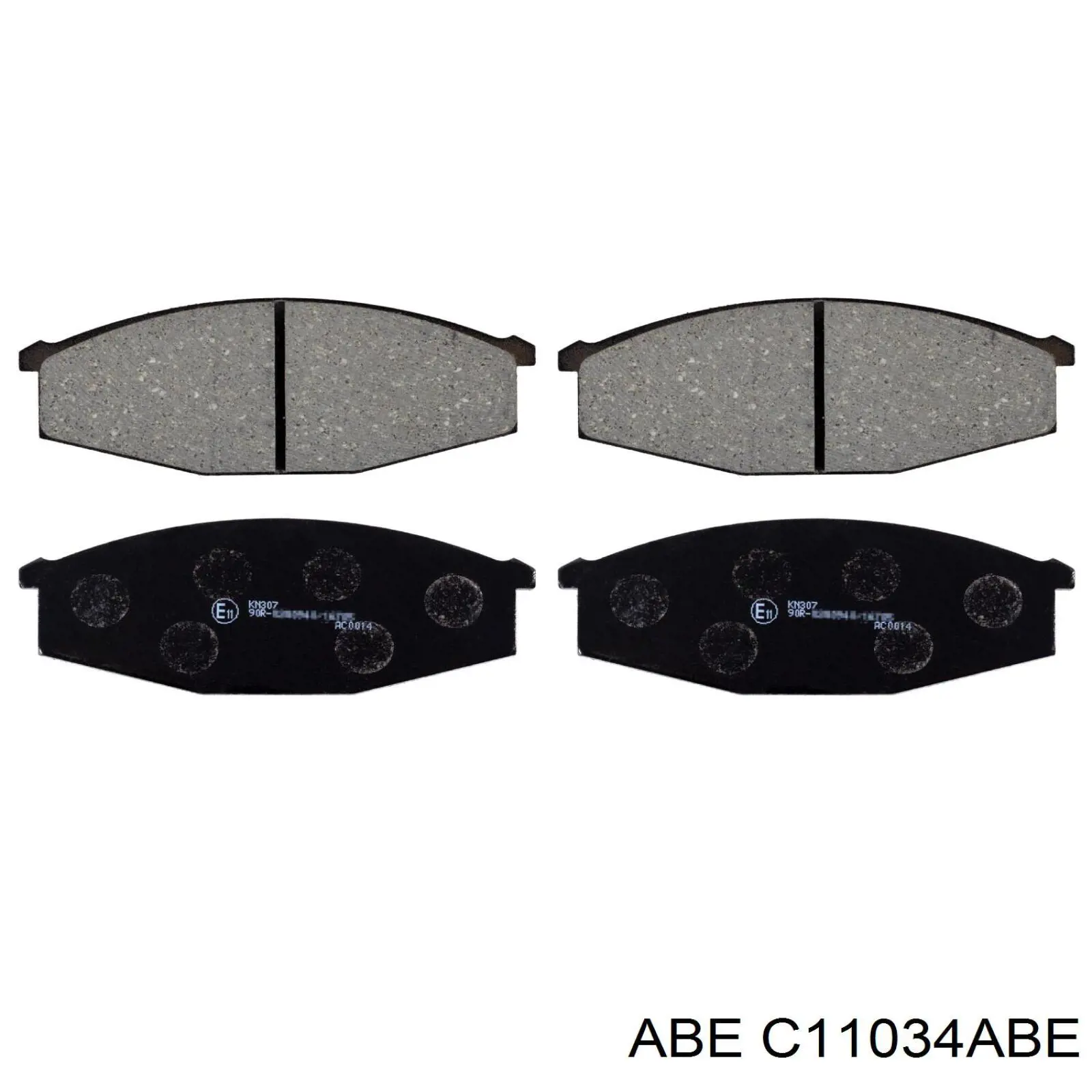 Купить C11034ABE ABE Колодки тормозные