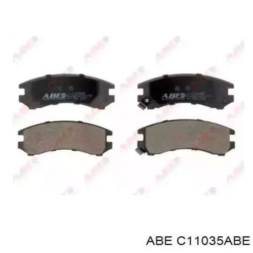 C11035ABE ABE колодки тормозные передние дисковые