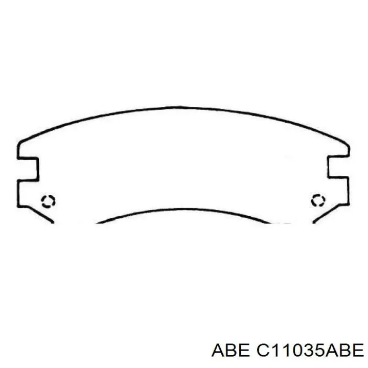 Колодки ABE C11035ABE цена, от 12.35 USD