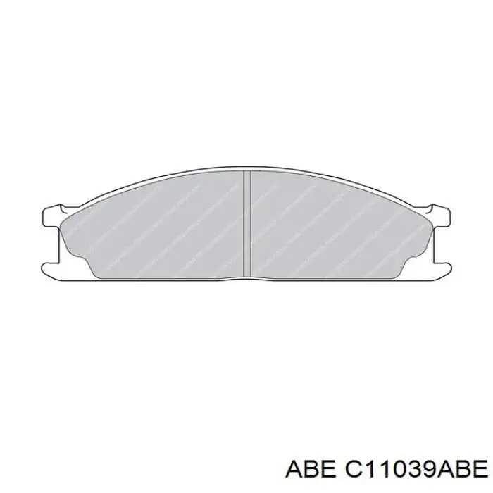 Колодки ABE C11039ABE цена, от 23.08 USD